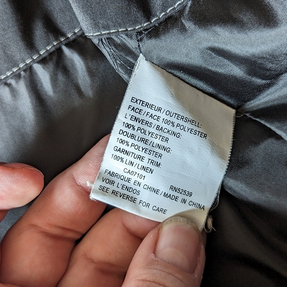 Utex Coat Women's Medium Black & Cream Detail with Buttons - Picture 5 of 9